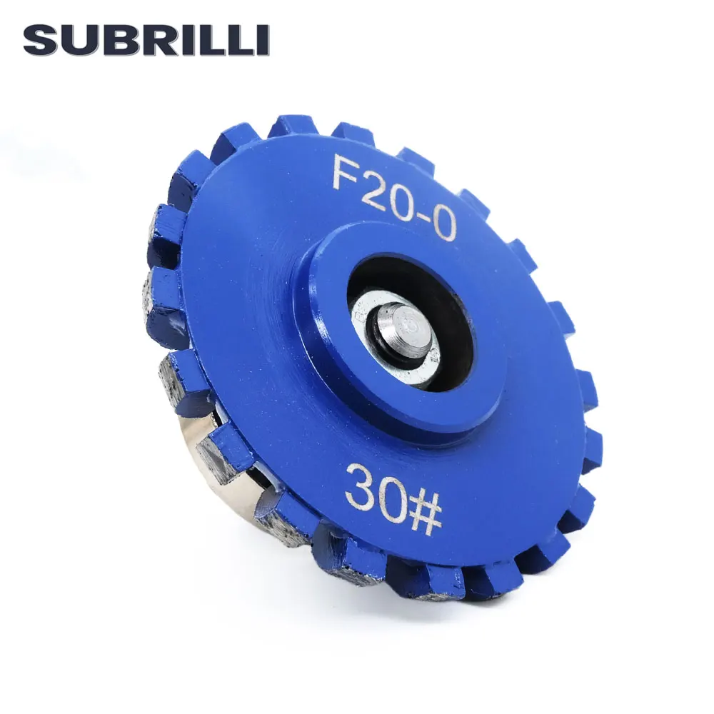 SUBRILLI F20/F30 Diamond Router Bit Segmented Diamond Profile Wheel For Granite Marble