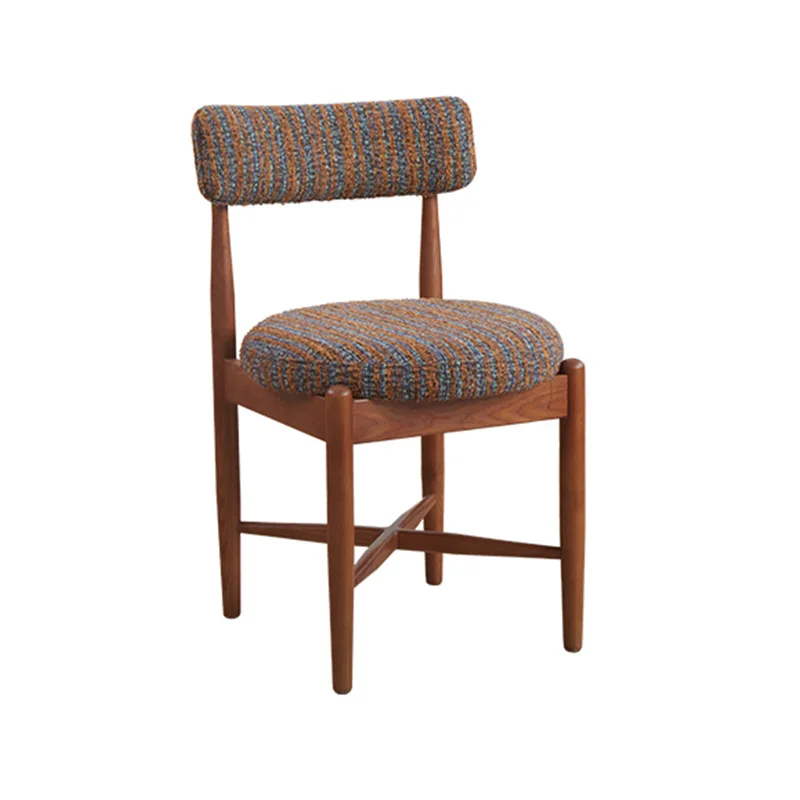 Massivholz Esszimmerstuhl Wohnzimmer Esszimmerstuhl Retro Einzelstuhl Schlafzimmer