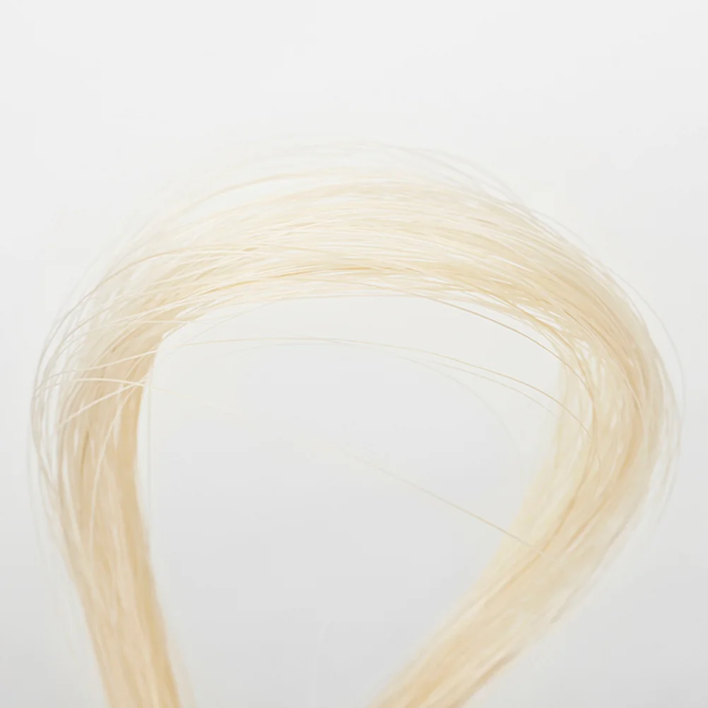 

Horse Hair for Violin Bow Evenly Crafted Superior Sound Quality Easy Install Professional Violin Accessory Horse Hair