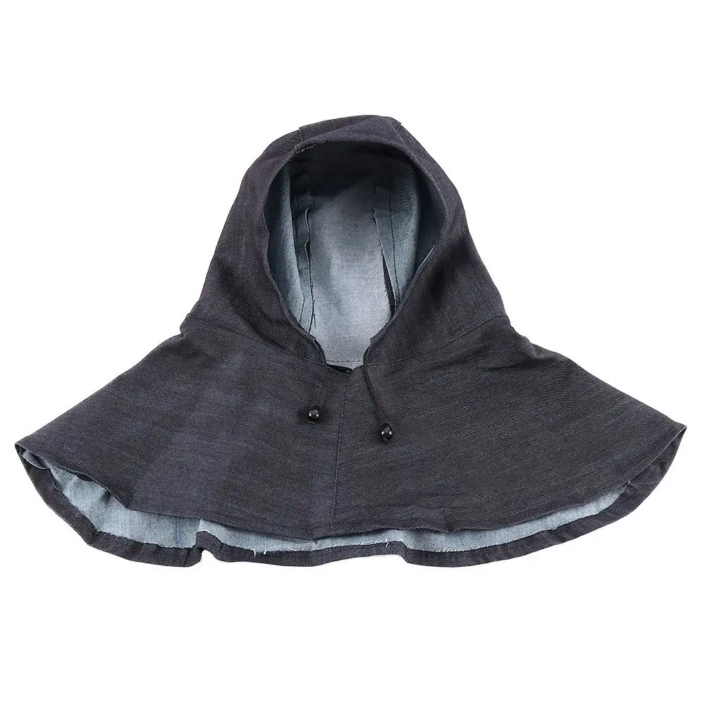 

Защитный капюшон из джинсовой ткани для сварщика, головной убор для сварки, защитный чехол для головы, сварочные шлемы