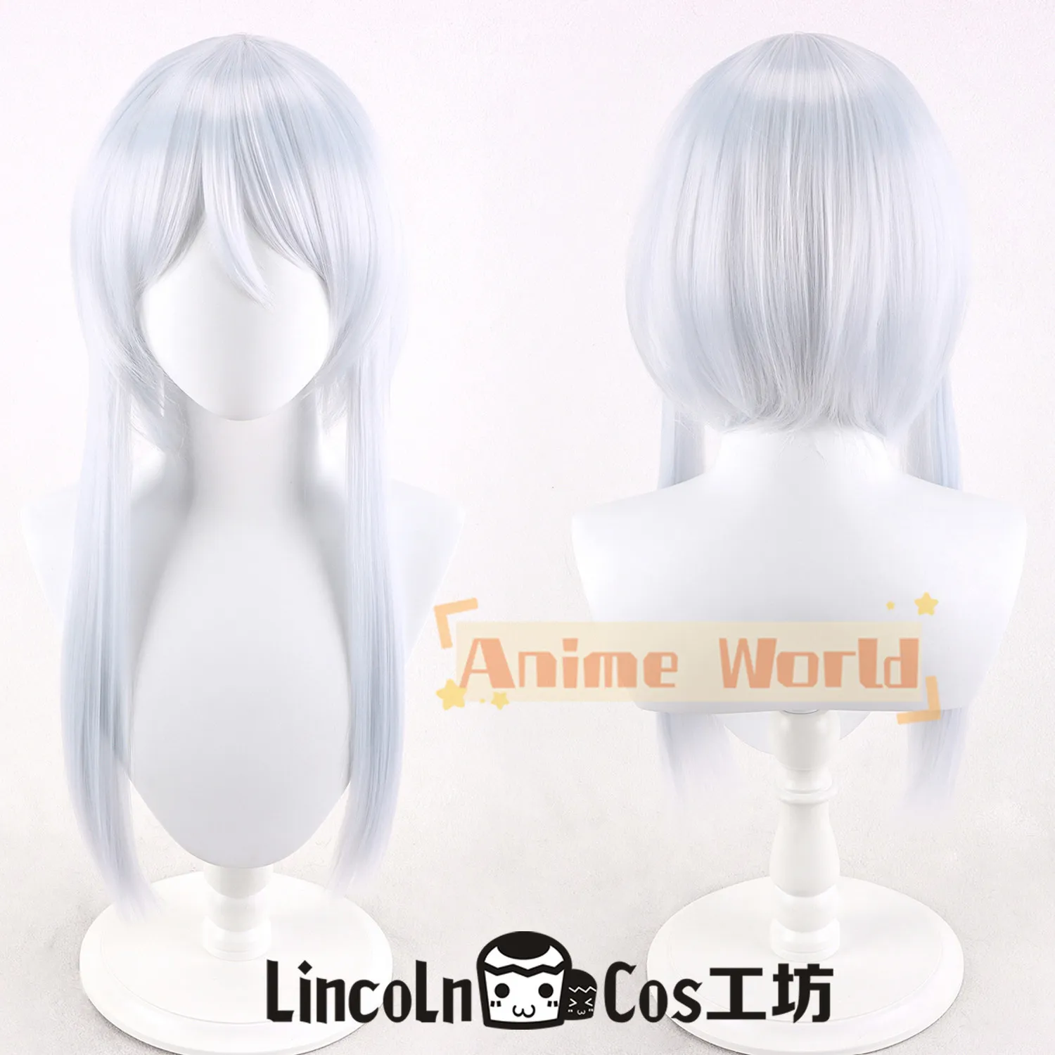 

Anime Hakusan Yoshimitsu Cosplay Wig Halloween Carnival Party Props Synthetic Hair Heat Resistant Fiber + Wig Cap