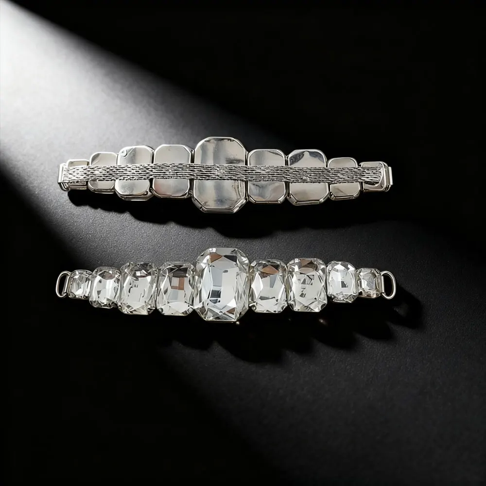 

Crystal Decoration Chain Dual-Use Waist Chain & Bracelet Rock Candy Cut Luxury Style Clothing Accessory DIY Supplies