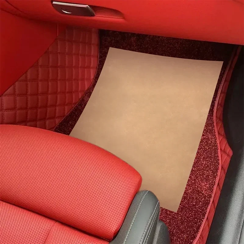 

50 шт. одноразовые бумажные коврики для ног, портативные подушечки для ног, складные нетканые тканевые автомобильные подушечки для ног, бумажные аксессуары для салона автомобиля