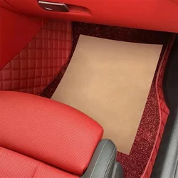 50Pcs Disposable Paper Foot Mats Portable Foot Pads Folding Non-Woven Fabric Car Foot Pad Paper Car Interior Accessories