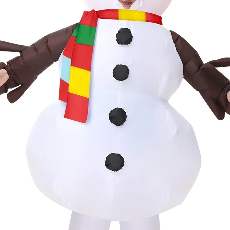 Cosl120 Halloween Cosplay Mascotte Grappig Opblaasbaar Kostuum Kerstman Sneeuwpop Boom Kerst Carnaval Party