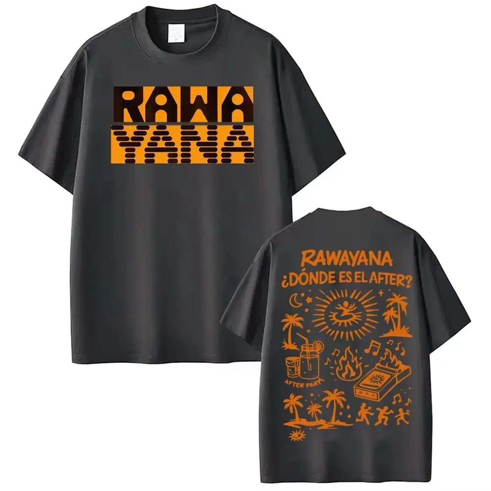 Rawayana '¿Dónde Es El After?' Tropical Reggae Album Graphic T-Shirt Cotton Men Women Streetwear Tee