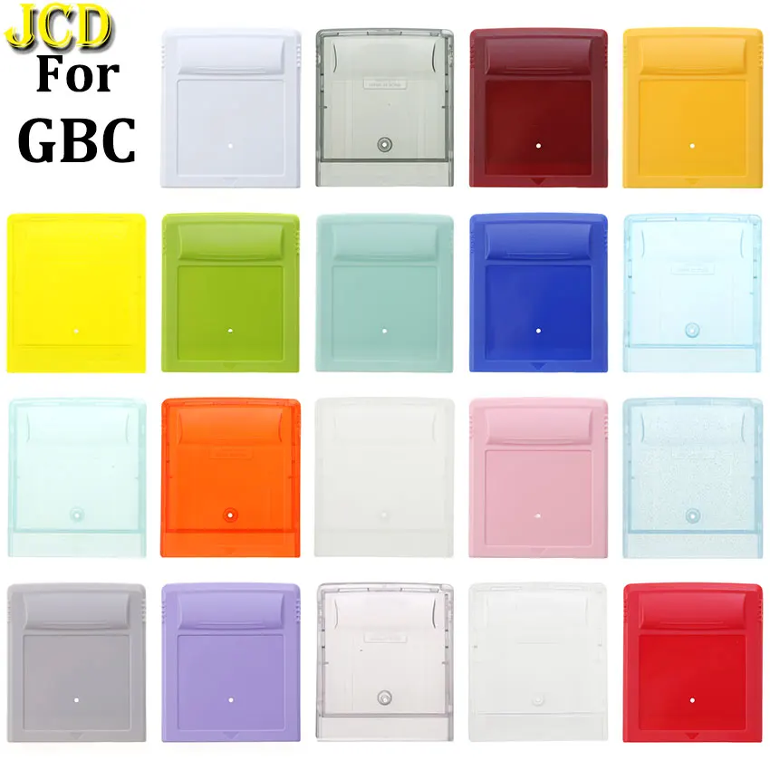 

JCD 1pcs For GBC For GB Replacement Game Cartridge Housing Shell Case Card Box Housing Cover With Screws