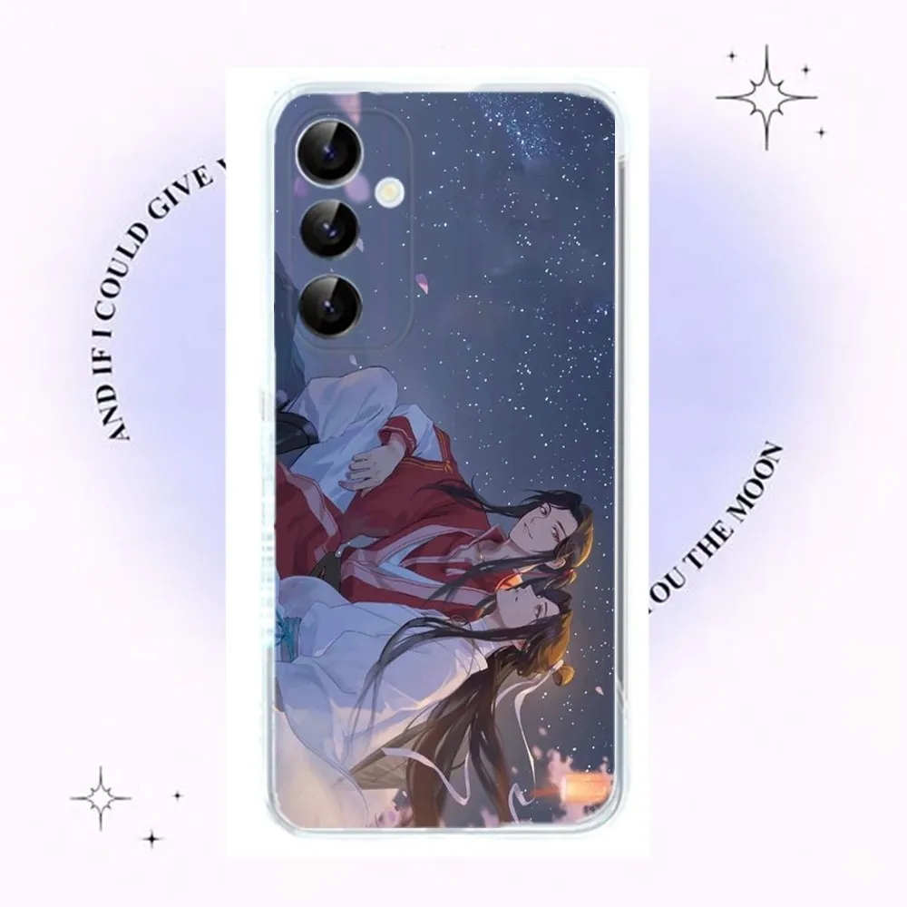 New Heaven Official's Blessing Fanart Phone Case For Samsung Galaxy A71,70,52,51,40,31,A50,30S,21S,Note20ultra Transparent Cover