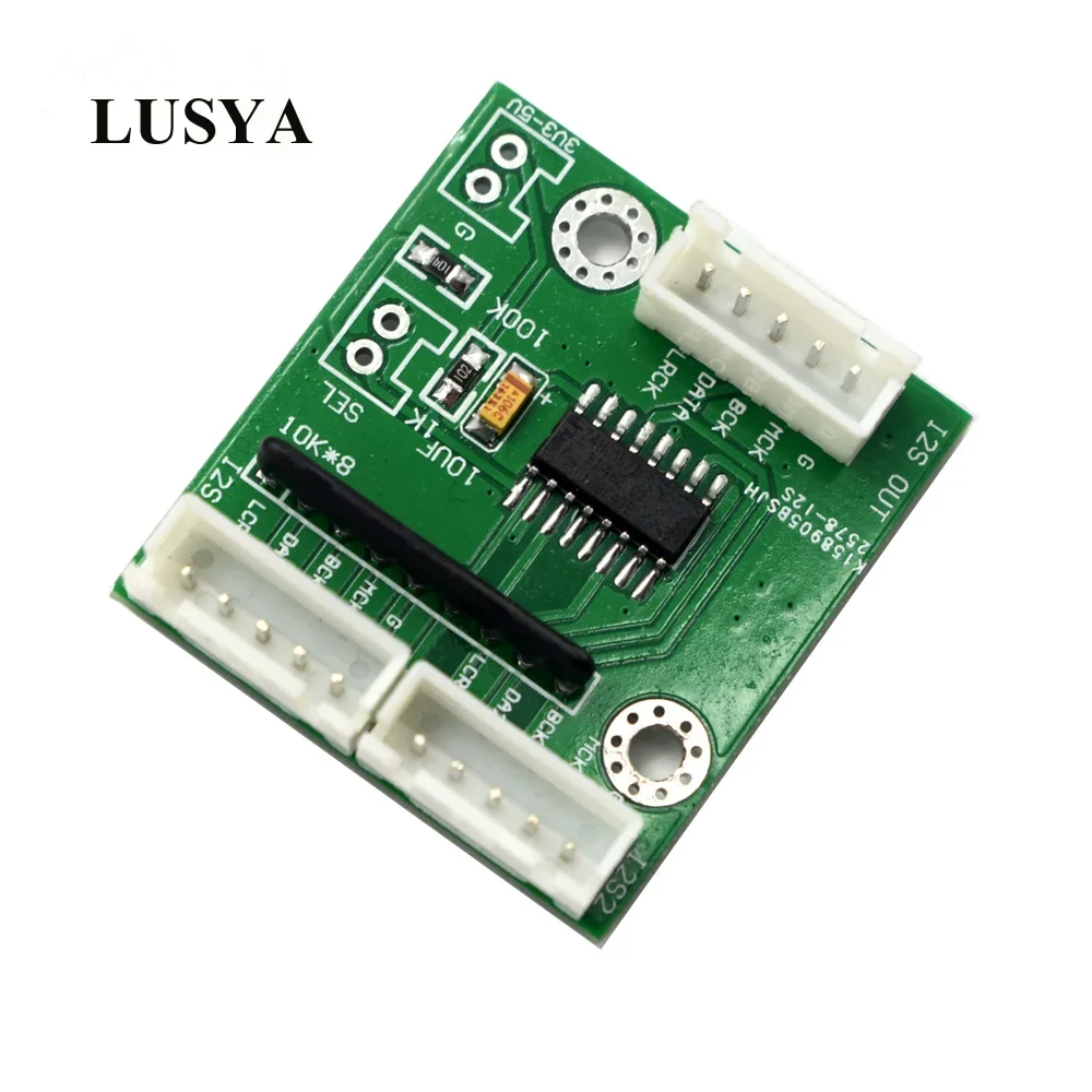 Lusya Two-channel Audio I2S/IIS Switching Module Sampling Rate Conversion Up Frequency Module For HiFi Amplifier A9-005