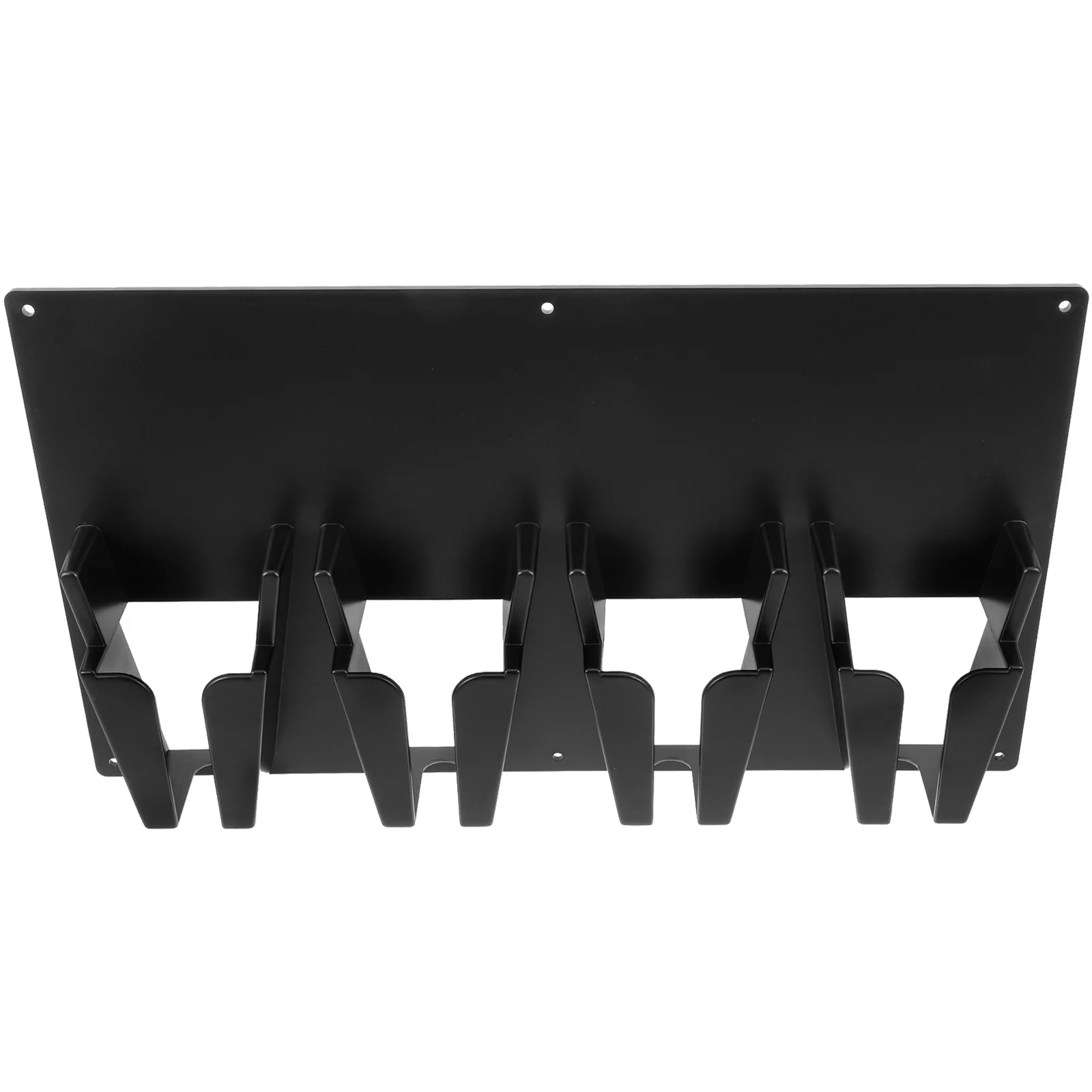 Clipper ไฟฟ้า Rack ผมกล่องเก็บสีดํา Wall Mount สําหรับ Clippers Trimmers Salon ร้านตัดผมวัสดุที่ทนทาน Space