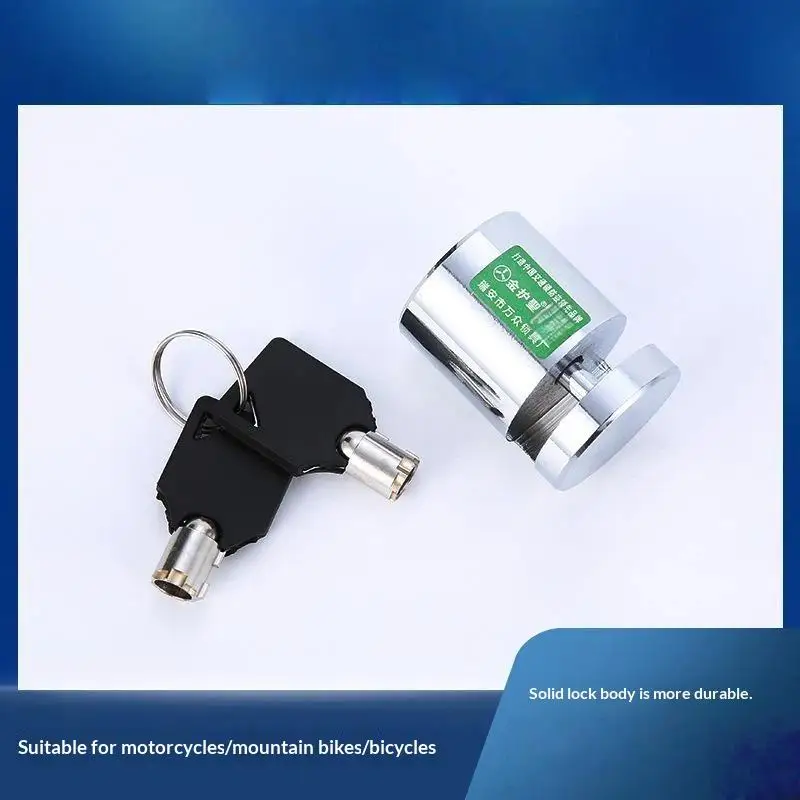 Universal Bicycle Rotundity Metal Lock Security Portable Anti-Theft Disc Brake Lock For Bicycle Motorcycle Security Accessories