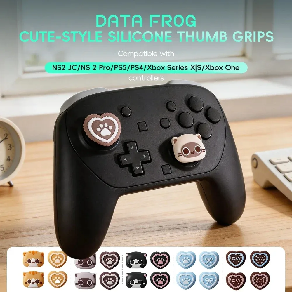 For NS2 Game Joystick Caps Compatible For PS5/PS4 for Xbox Series X/S for Switch 2 Anti-Slip Thumb Grips Enhanced Precision