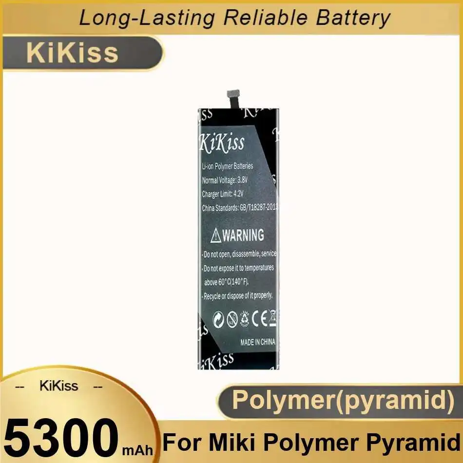 

5300 мАч для Miki Polymer Pyramid, аккумулятор для мобильного телефона большой емкости, хорошая низкотемпературная производительность