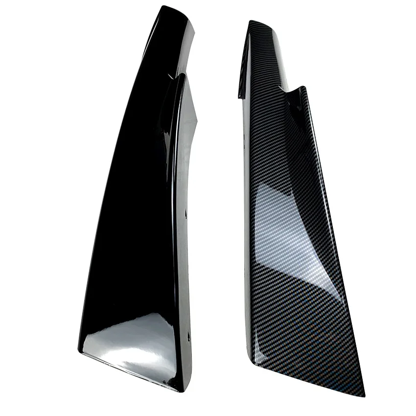 For BMW 3 Series E90 320i 330i M-Tech LCI 2009-2012 Front Bumper Corner Splitter Diffuser ABS Plastic Gloss Black - view 5