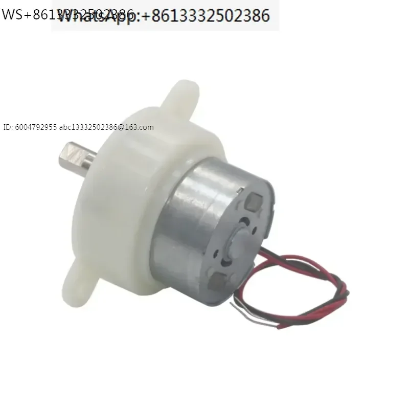 Miniature DC reduction motor electric vehicle crafts electric advertising light box DC plastic gear box motor 6V