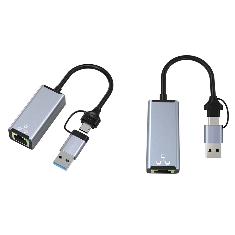 การ์ดเครือข่ายภายนอกแบบ USB ไปยังการ์ดเครือข่าย RJ45สำหรับเดสก์ท็อปแล็ปท็อปโทรศัพท์มือถือ