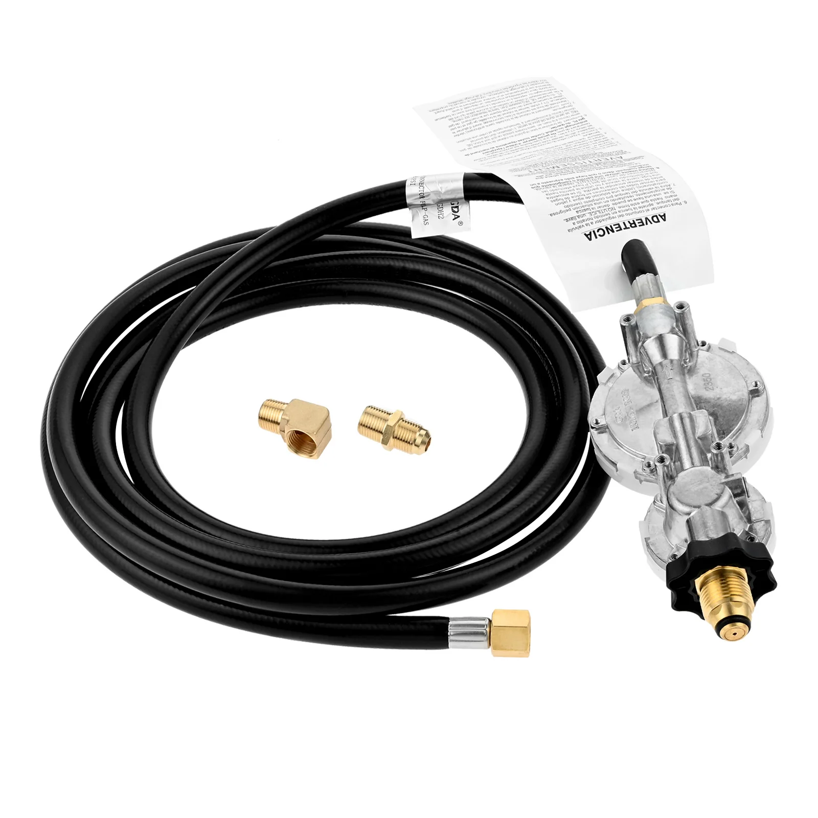 1Set 12 FT F273684 Propane Hose with Regulator Compatible with mr heater F273684 Buddy Heaters Propane Hose f27368 for RV Gill