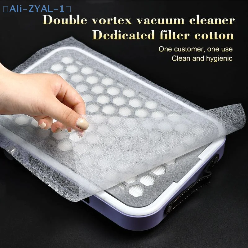 【ZYAL-1】100pcs Disposable Nail Art Vacuum Dust Collector Non-Woven Filter Paper Manicure Machine Dust Filter Paper