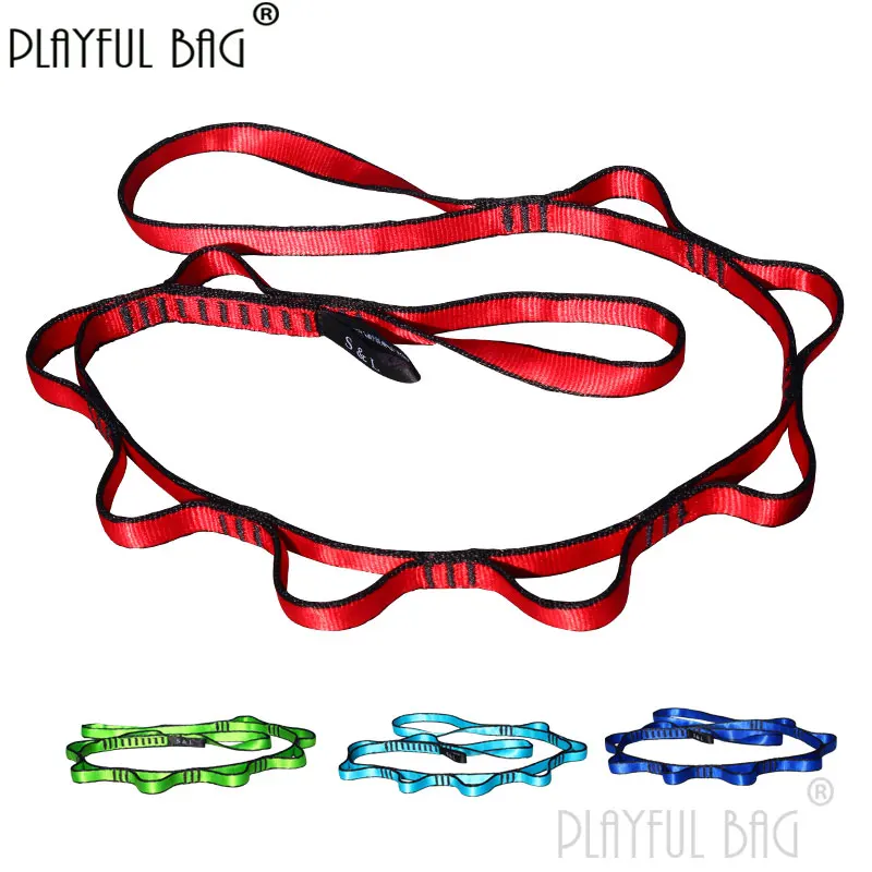 Playful bag Air Yoga rope Outdoor mountain rope Wear-resistant Safety extension belt climbing rope chrysanthemum ZL203