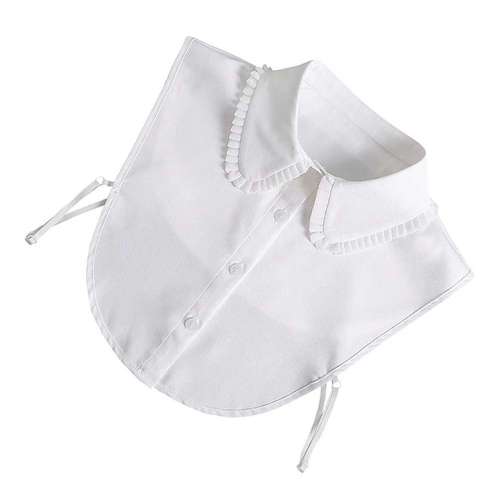 

1Pcs Detachable False Collar Women Chiffon Half-Shirt Blouse Decorative Collar for Gathering Birthday Women Half-Shirt Blouse