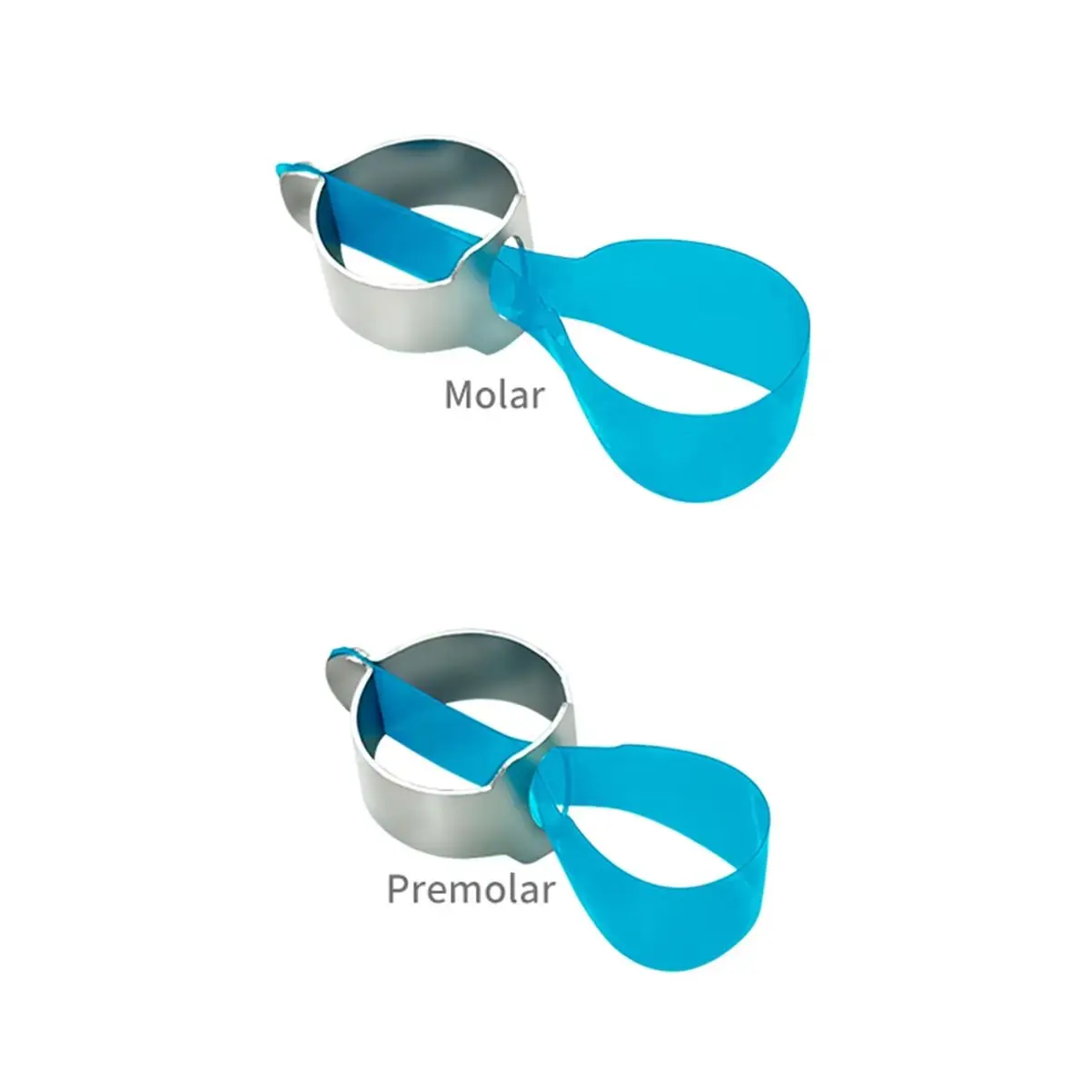 

50 шт./упак. Стоматологические предварительно формованные матричные кольца M12 O-типа, синие прозрачные, для реставраций класса II, для моляров