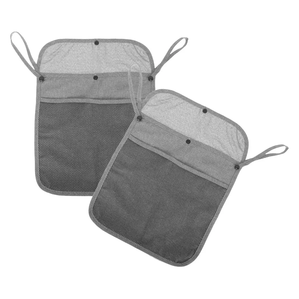 2 قطعة عربة طفل معلقة شبكة المنظم الجانب الرافعة حقيبة التخزين صافي حقيبة ل زجاجة الحفاضات زجاجة الحليب السفر أكياس عربة طفل