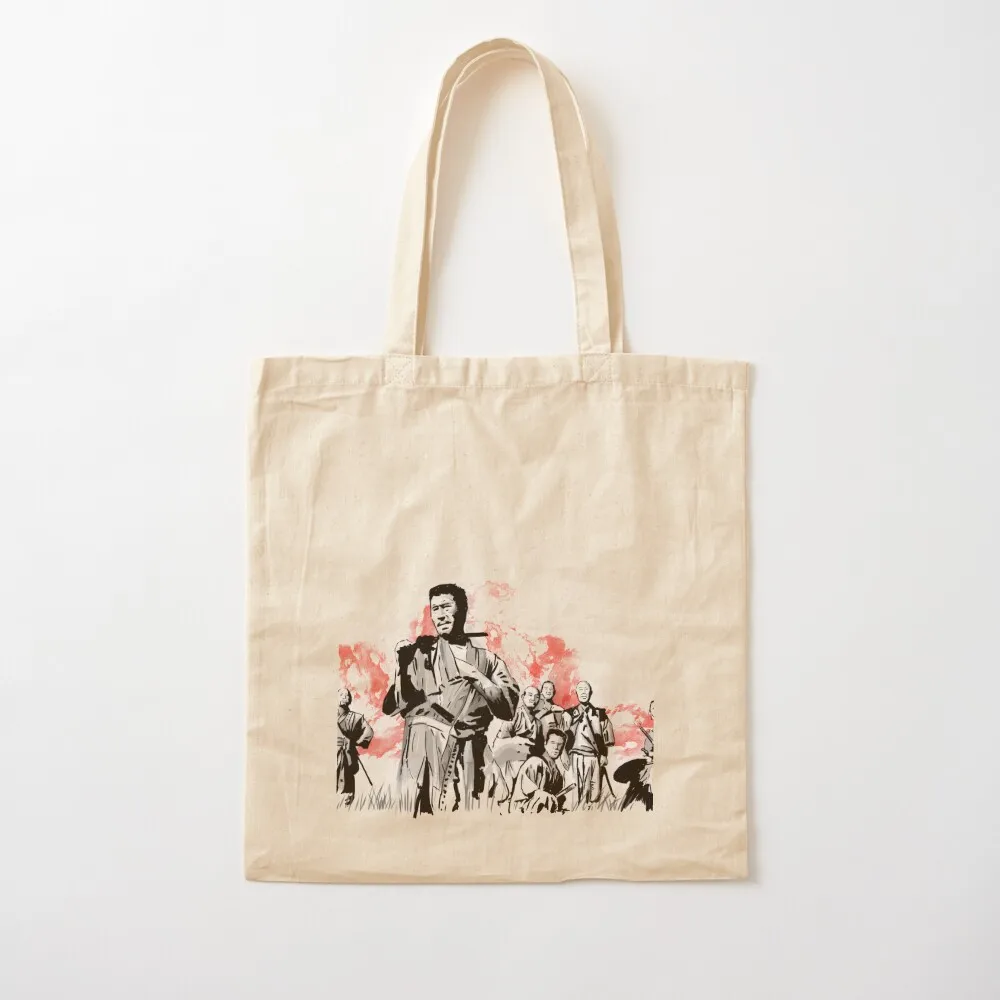 

Seven Samurai Tote Bag canvas shopping bag shoping bag tote women Portable shopping Canvas Tote