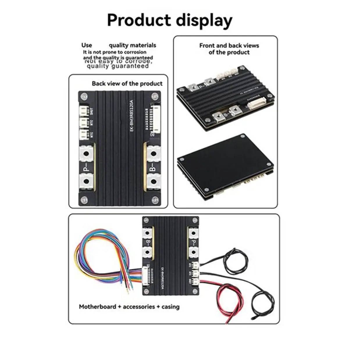 T255C Tools-8S 120A Sodium- Battery Protection Board Battery Balance Board Short Circuit Protect Electric Vehicle