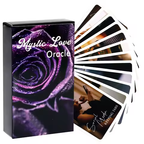 Hot Selling Mystic Love Tarot Leisure Entertainment Card Family Gathering Divination Deck Tarot Board Playing Card Game