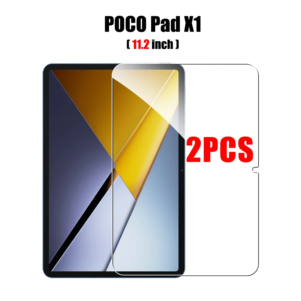 2 stuks gehard glas schermbeschermer voor Xiaomi Poco Pad M1 12.1X1 11.2 film