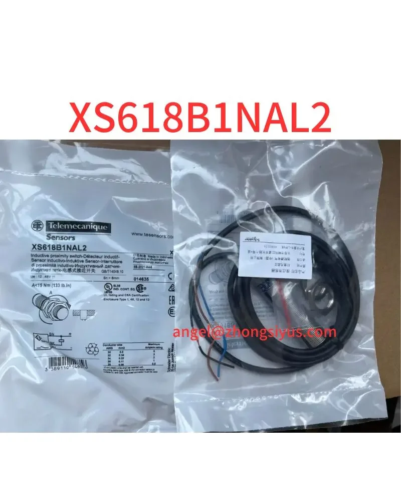 All-new XS618B1NAL2, inductive proximity switch, cylindrical