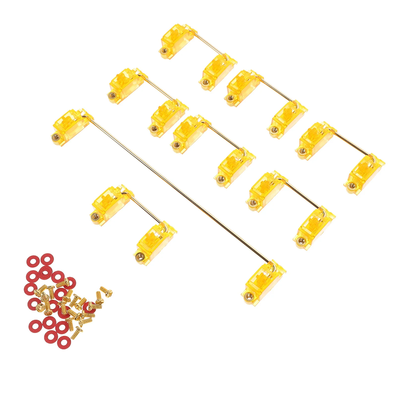

1Set Gold-Plated Satellite Mechanical Keyboard Key Stabilizer Pcb Satellite Shaft Compatible for Large Keycap
