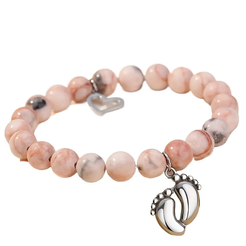 First Mother's Day Gifts for New Mom, New Mom Gifts for Women, Bead Bracelet for Mommy Mama to Be First-Time Mother