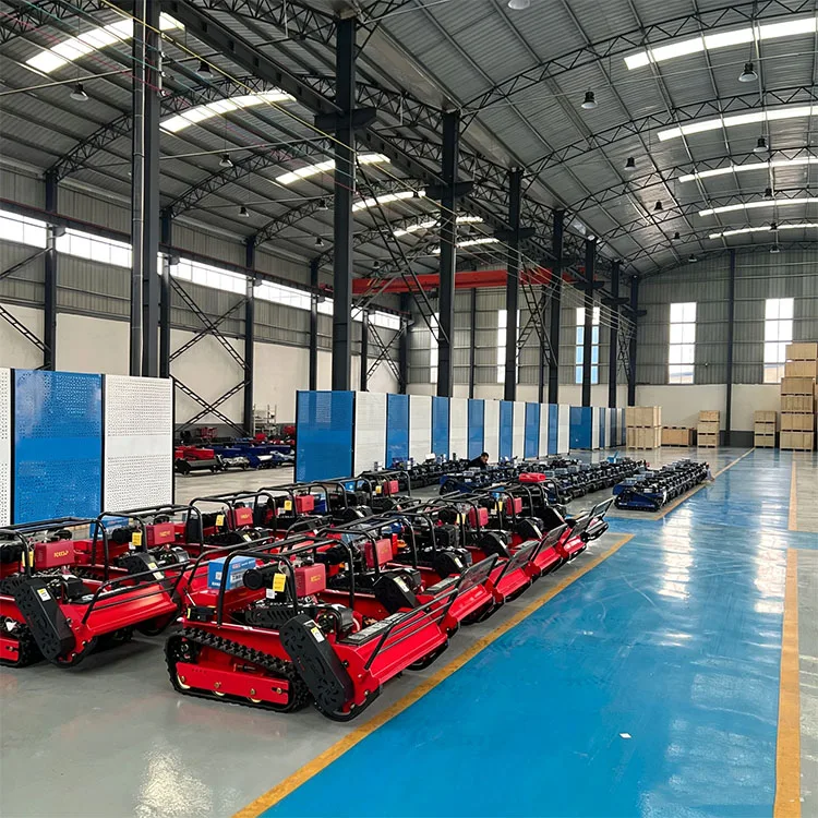 800mm Wide Cutting Heavy-Duty Crawler Slope Lawn Mower, Diesel Powered Remote Control Grass Cutter For Mountain Orchard Farm