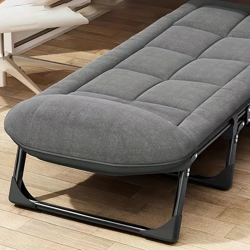 Portable Folding Bed, Aluminum Frame, Outdoor Leisure, Camping & Hiking Furniture, Adult Size, Steel Support, Easy Storage image 5