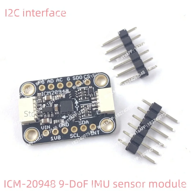 ICM-20948 9-DoF IMU nine-axis sensor acceleration magnetic field module replaces the MCU-9250-STEMMA QT/Qwiic