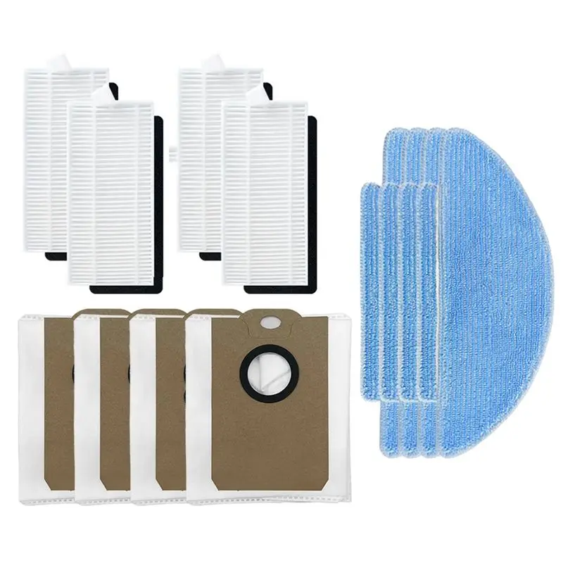 M02K-For Liectroux G7 Hepa Filter Mop Cloths Rag Dust Bag Robot Vacuum Cleaner Accessories