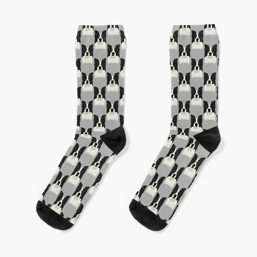 

BeautifulBlack Border Collie Socks cycling anti slip football Socks Ladies Men's