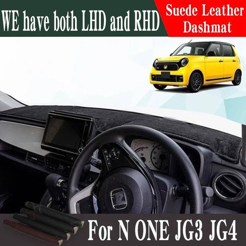 

For N ONE JG3 JG4 Car Accessories Leather Dashmat Dash Mat Pad Dashboard Cover Protector Carpet