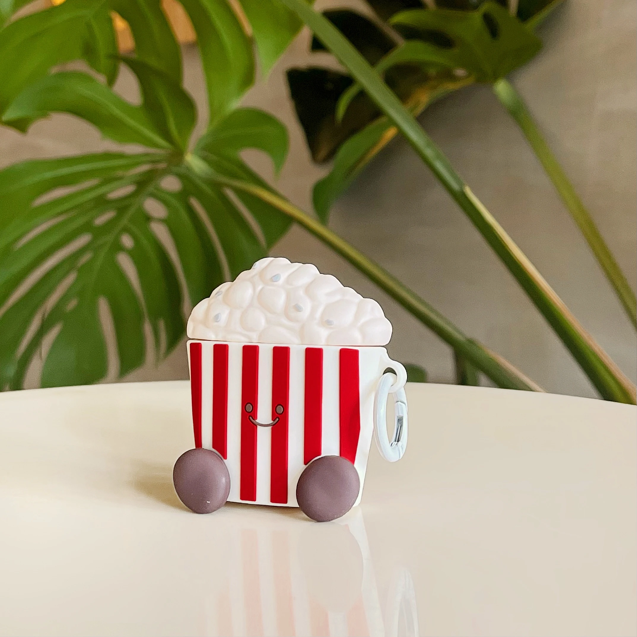 

Cover for Apple AirPods 1 2 3 3rd Case for AirPods Pro 2 Case 3D Silicone Simulation Popcorn Waterproof Earphone Case