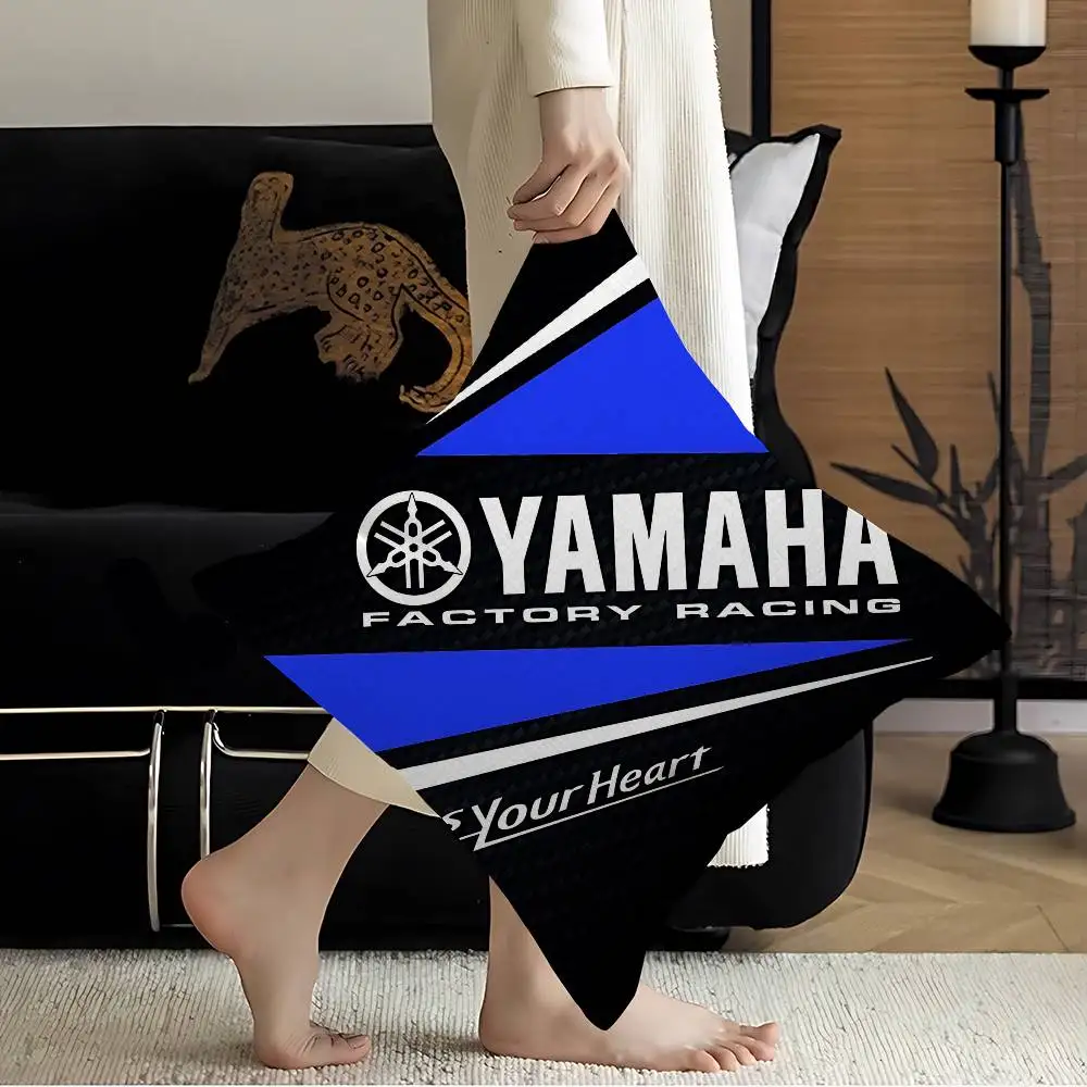 Y-YAMAHAs Logo Decorative Room Aesthetics Pillow Case Home Decor Bedroom Sofa Bed Couch Pillow Cover 45x45