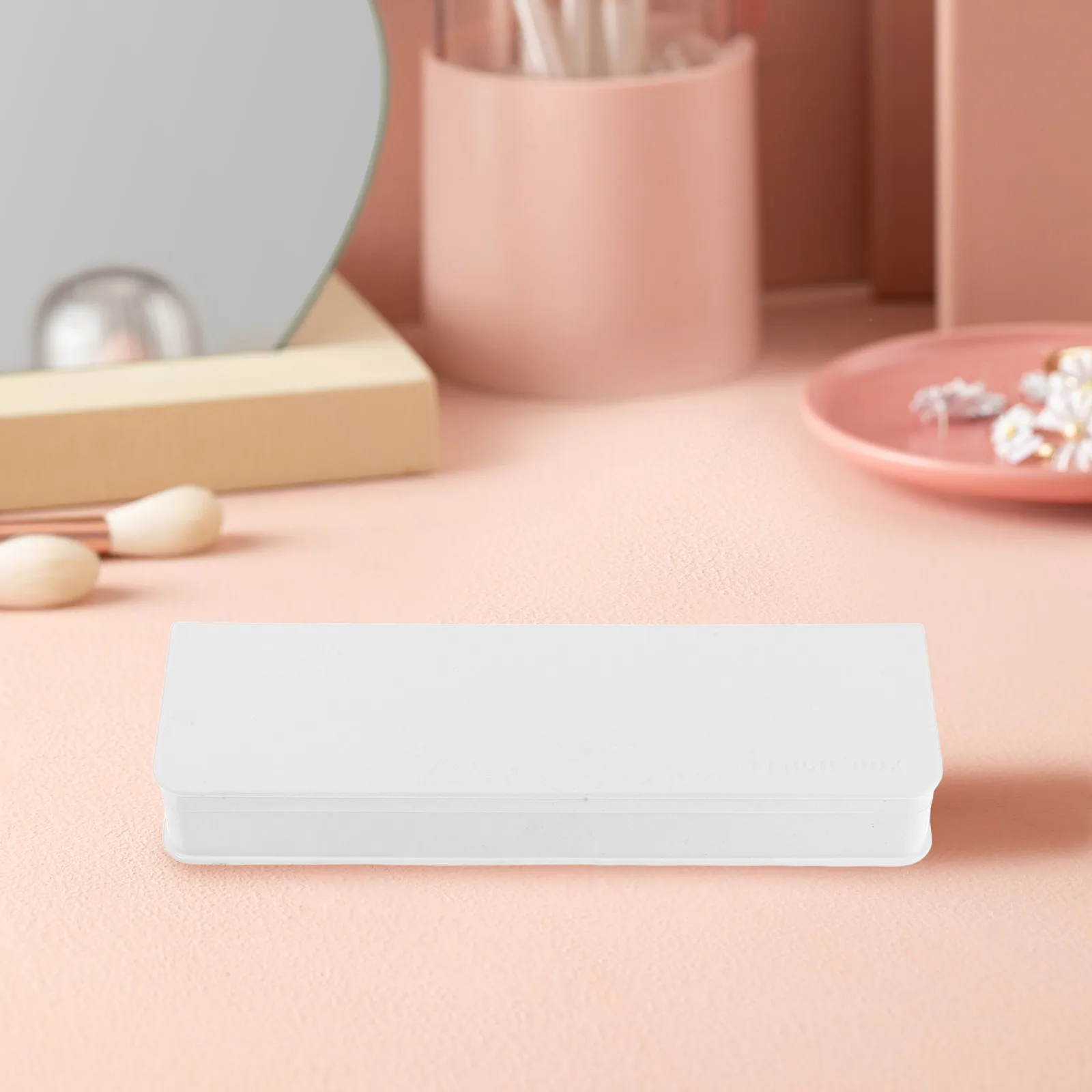 4 Pcs Stationery Box Office Supplies Doubl Plastic Pen Case Pencil Organizer Kids