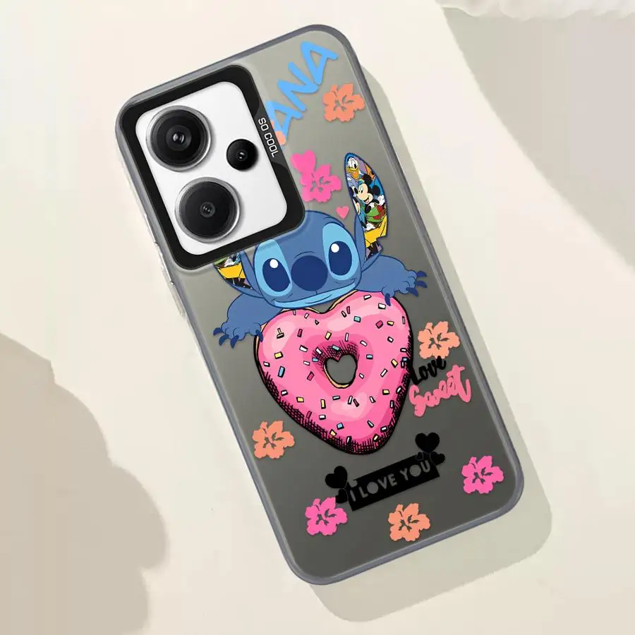 

Soft Shell Case for Xiaomi Redmi Note 10S 13 Pro + 12 11 11S 14 10 12Pro 14Pro+ 12S Disney Stitch Cute