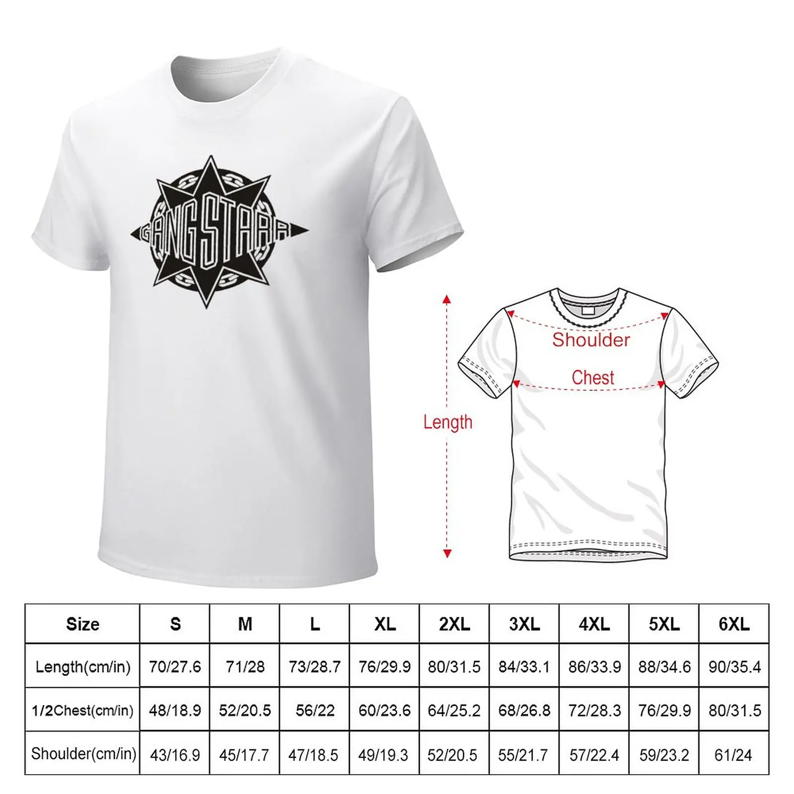 Gang Starr T-Shirt boys whites shirts graphic tees plus sizes mens t shirts casual stylish