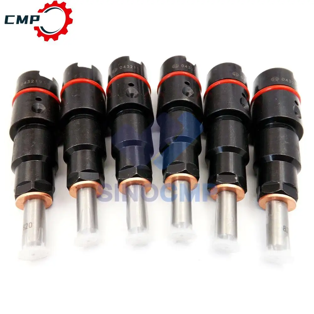 

6PCS Injectors Fit 0432193635 For1998.5-2002 Dodge Ram 2500 5.9L l6 Diesel 1998.5-2002 Dodge Ram 3500 5.9L l6 Diesel Car Parts