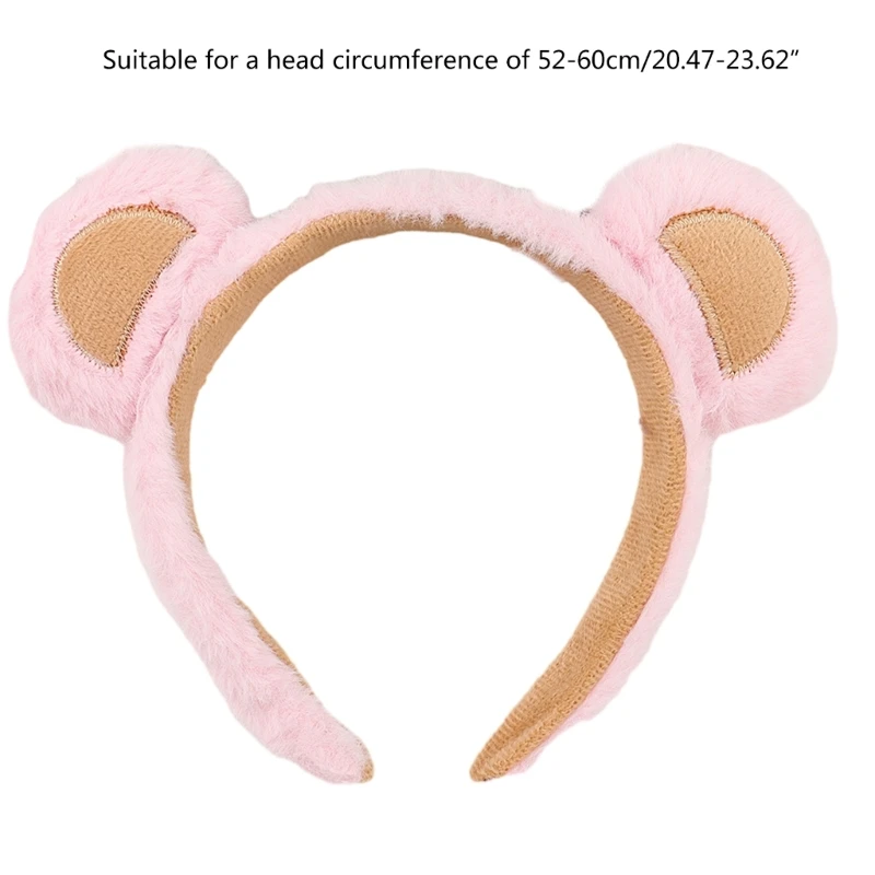 652F แฟชั่นน่ารัก Hairband สาวหมีแถบคาดศีรษะคอสเพลย์ปาร์ตี้การ์ตูนแถบคาดศีรษะ Headwear