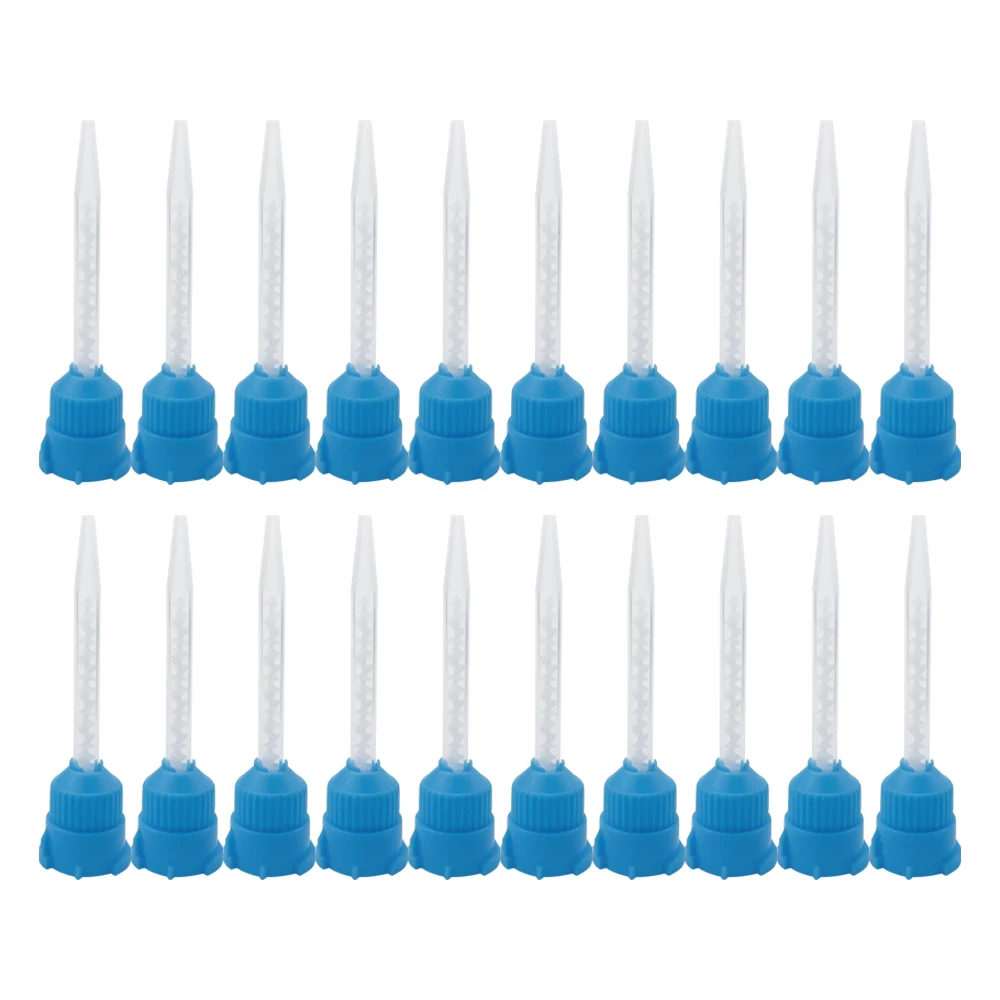 50pcs/Bag Dental Mixing Tips Impression Materials Dental Lab Disposable Impression Nozzle Mix Tubes Disposable Mixed Heads