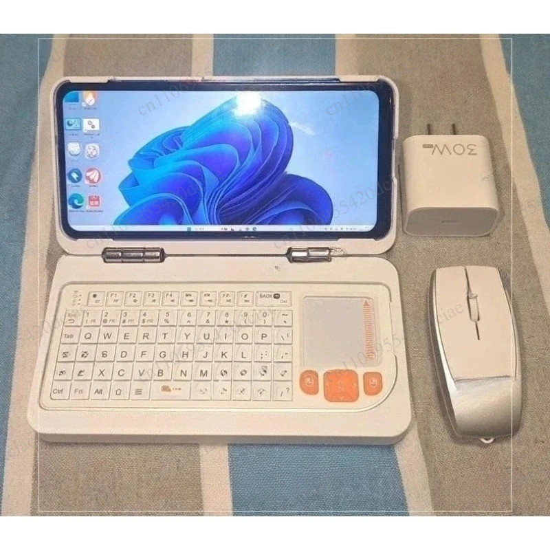 6-inch dual system mini laptop, touch folding cover, 12g+512g, built-in keyboard