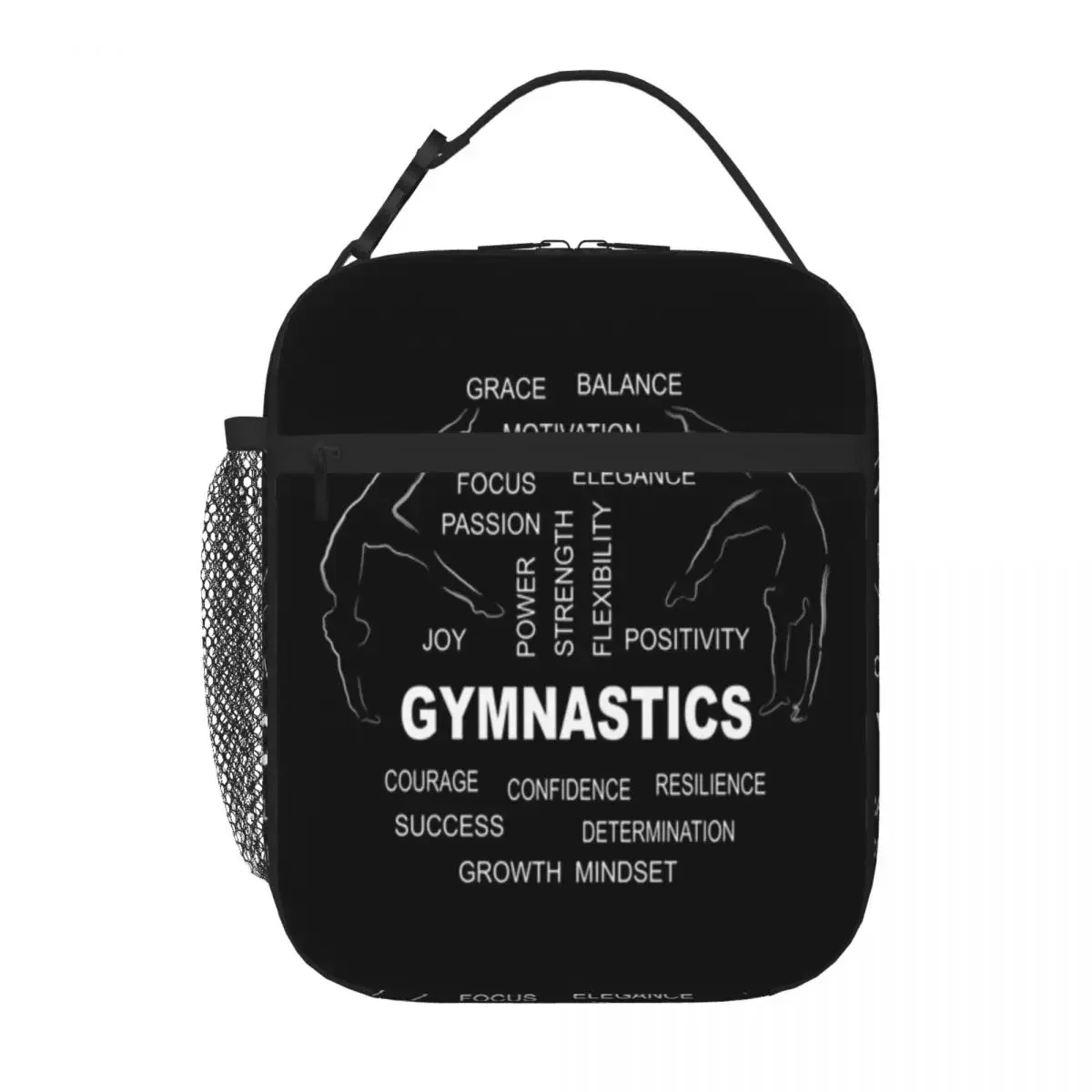 Bestselling Gymnastics Motivation Inspiration For Gymnasts Plain Design Commuter Lunch Bag Seaside Lunch Lunch Bag