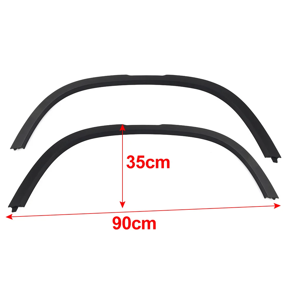 Matte Black Car Front Fender Moulding Wheel Arch For Land Rover Defender 90 110 2020 2021 2022 2023 LR147926 LR147922